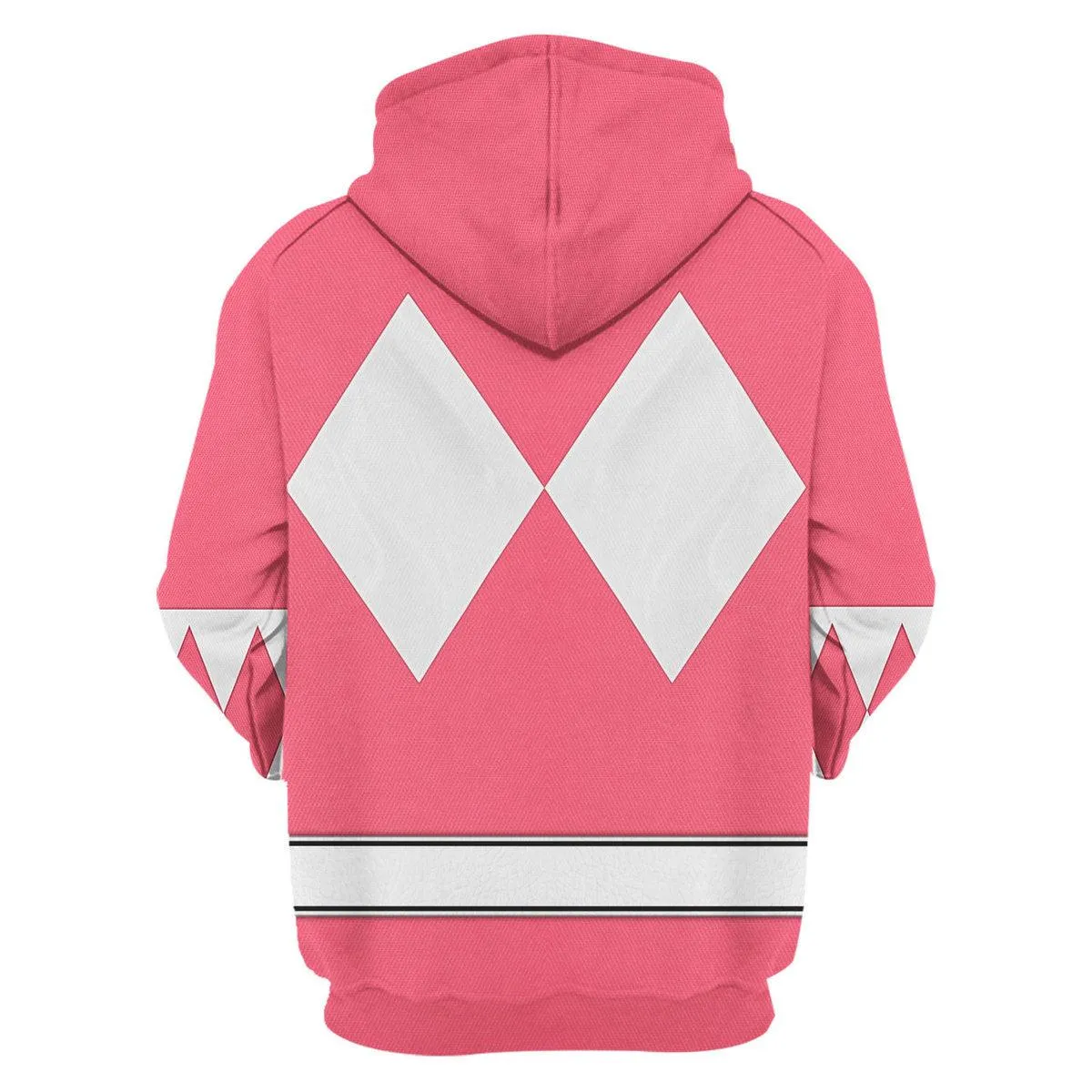 Pink Ranger Mighty Morphin The Movie (1995) Hoodies Sweatshirt T-shirt Hawaiian