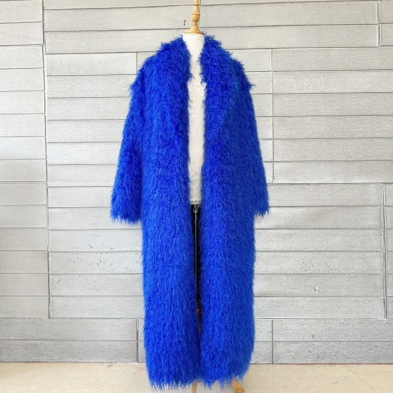 Pre Order:  Soft Long Faux Fur Coat - @samara.curtiss