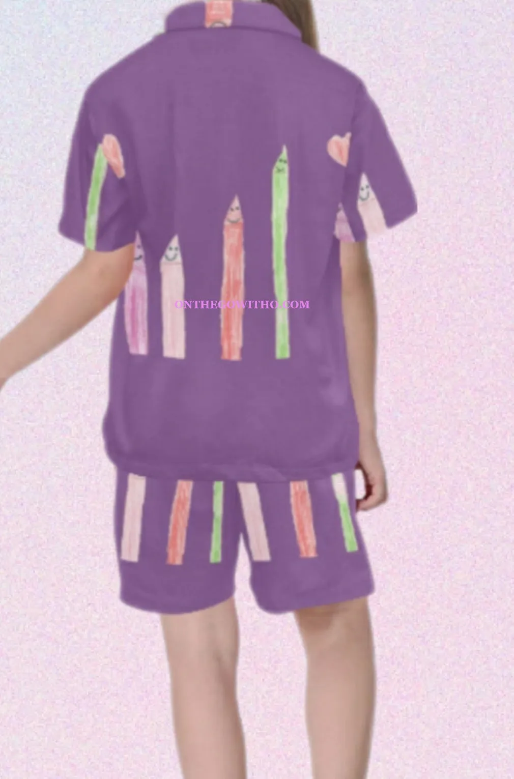 Purple Crayon Soft Pajamas