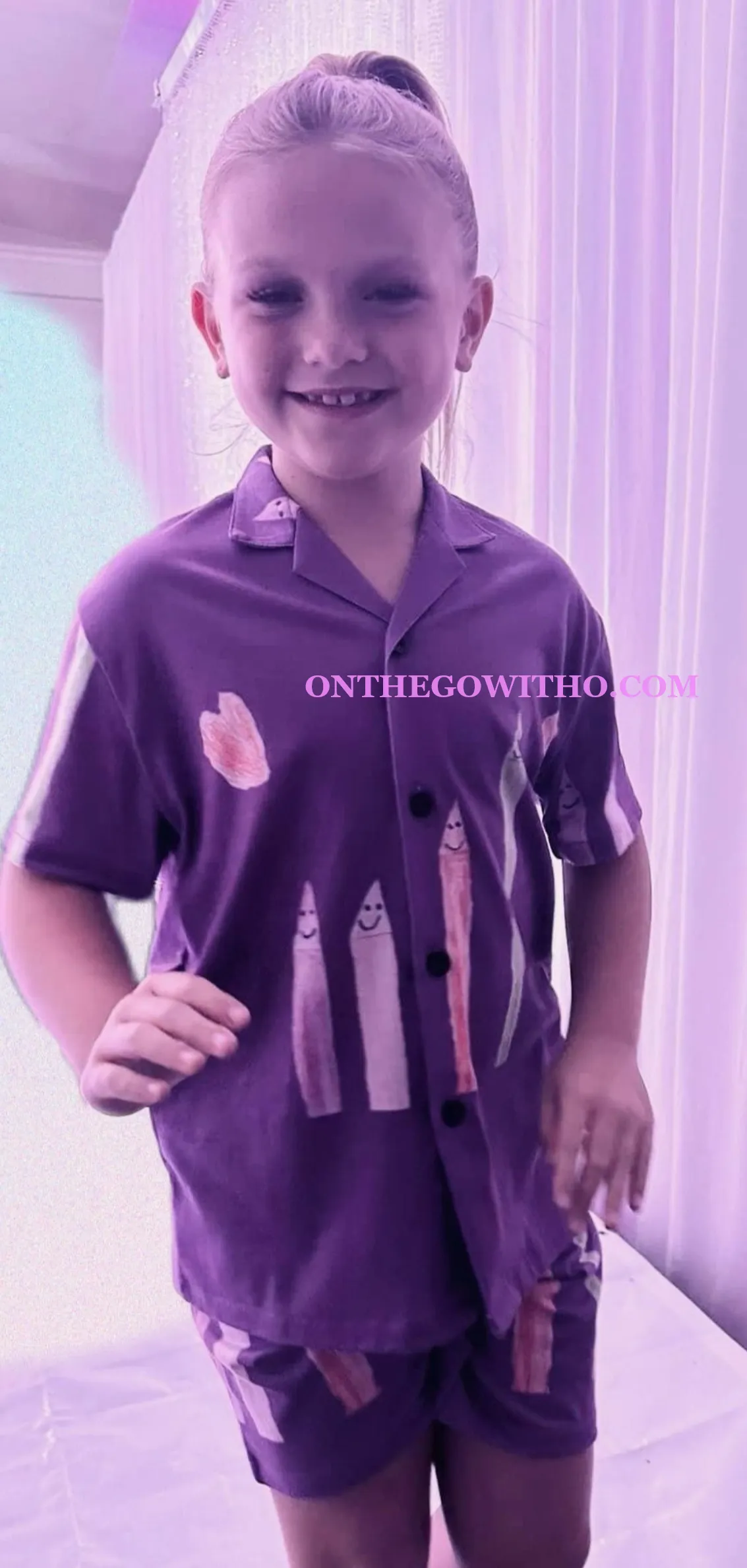 Purple Crayon Soft Pajamas