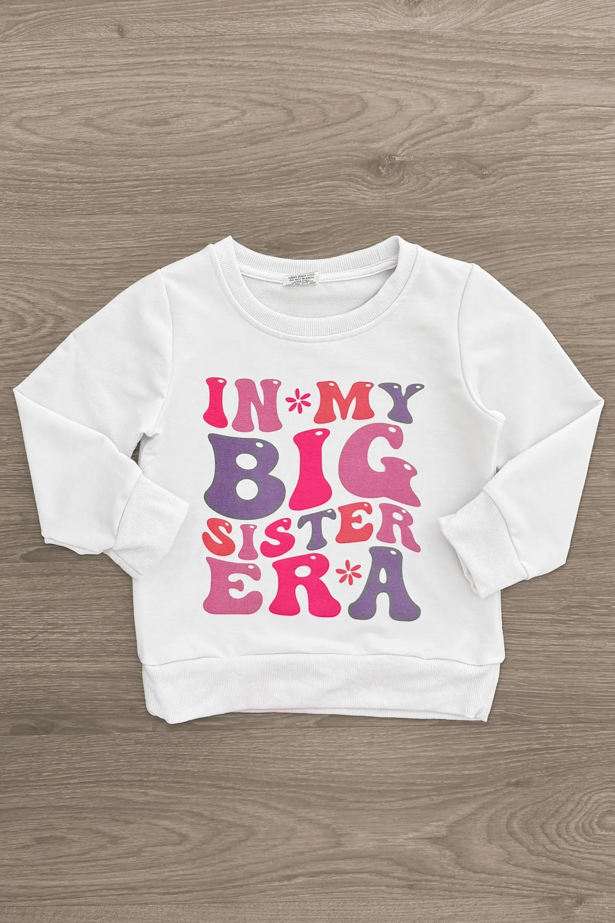 "In My Big Sister Or Brother Era" Long Sleeve Top