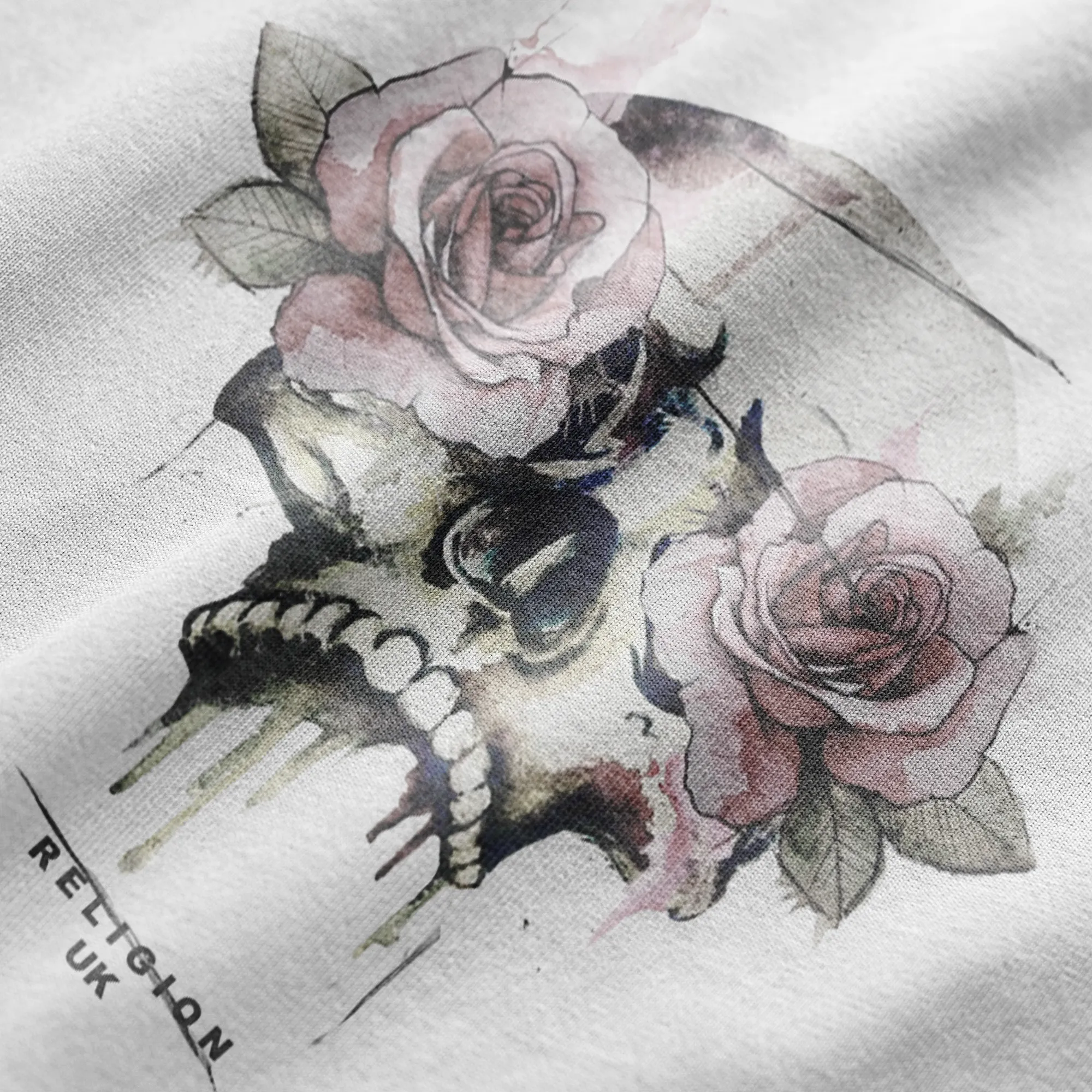 ROSES SKULL VEST OFF WHITE