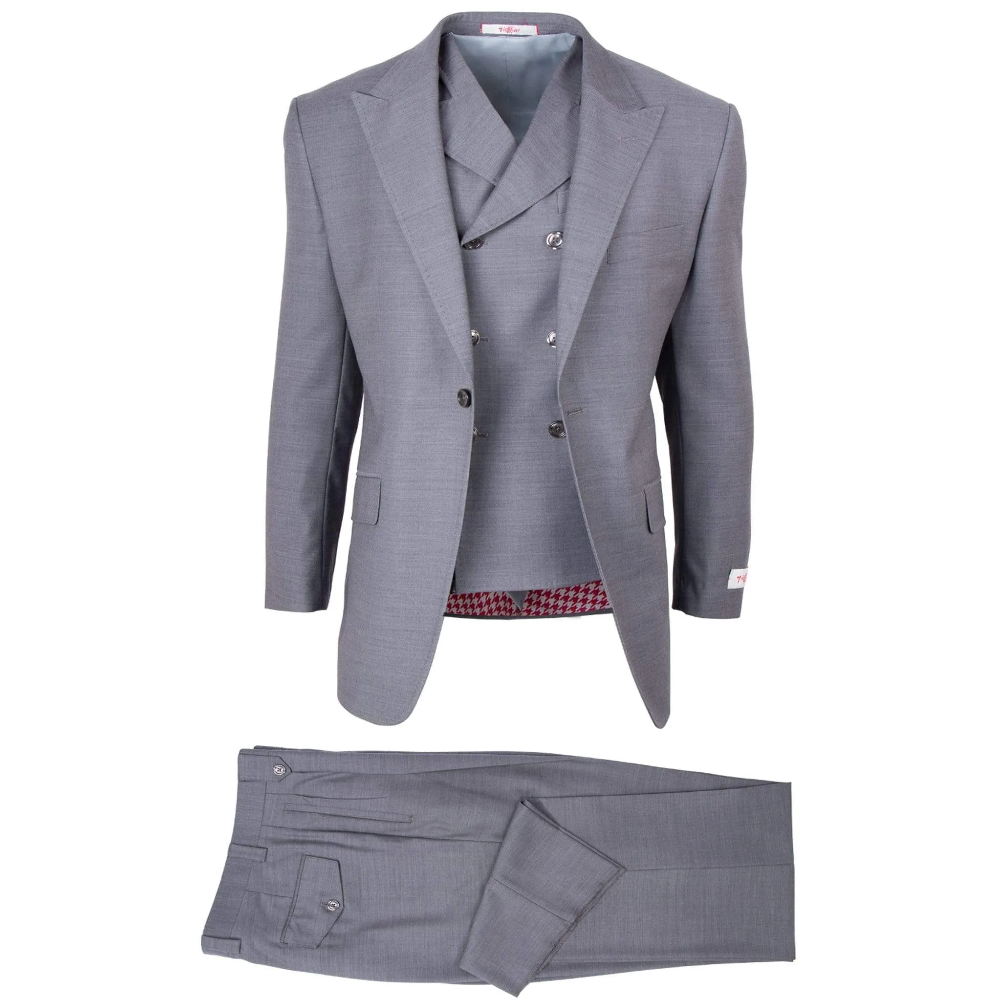 SAN GIOVESSE SUIT & VEST /LIGHT GREY