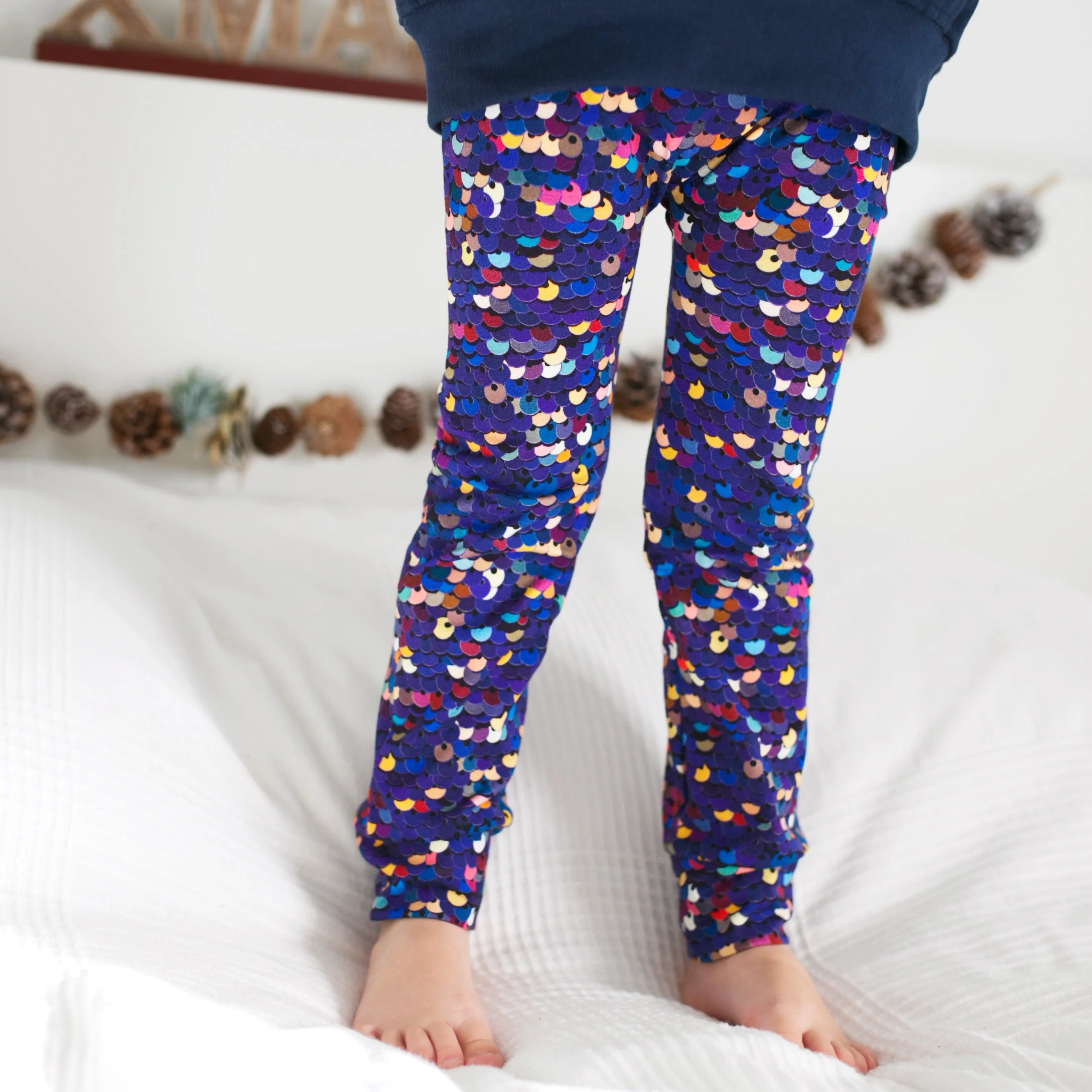 Sequin print Leggings