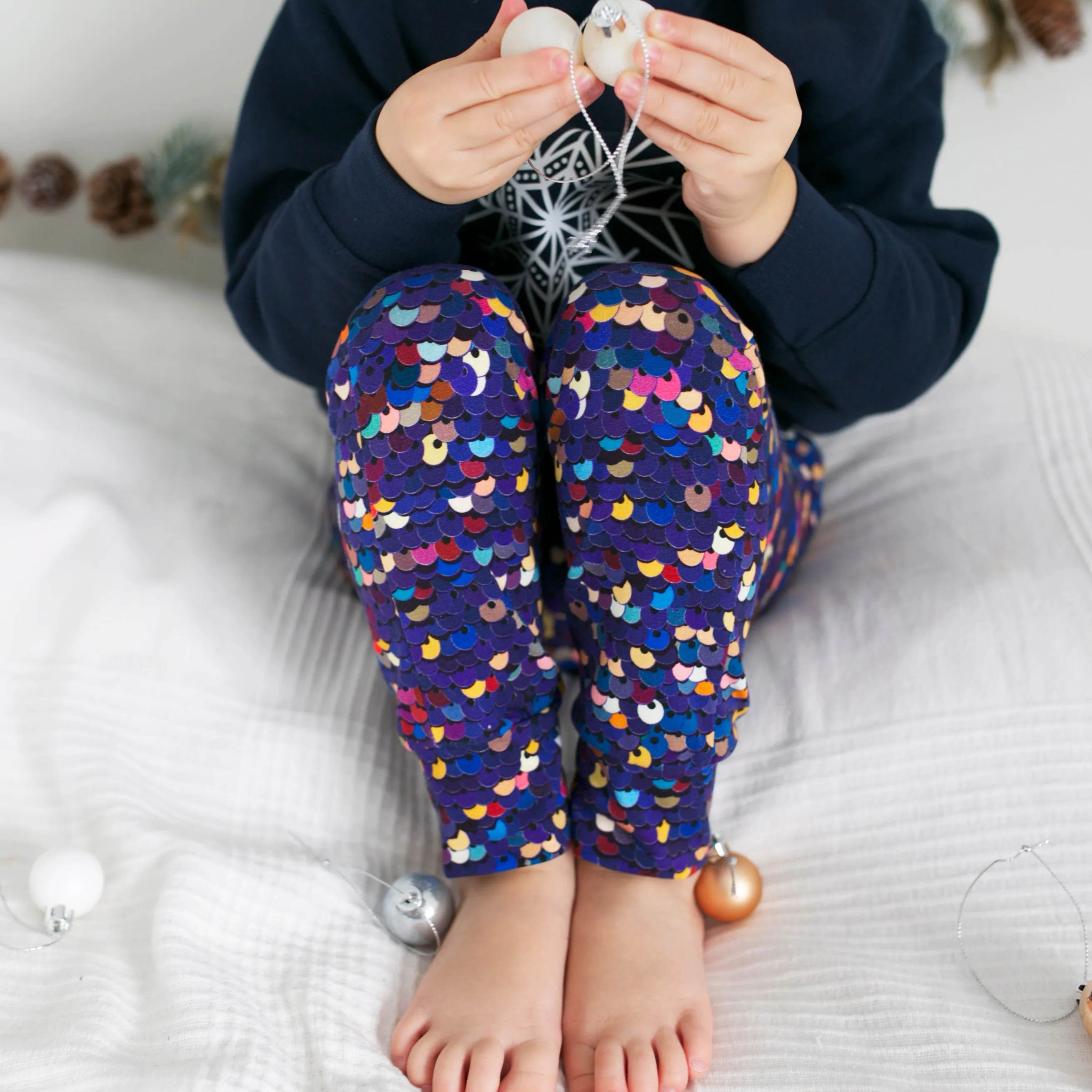 Sequin print Leggings