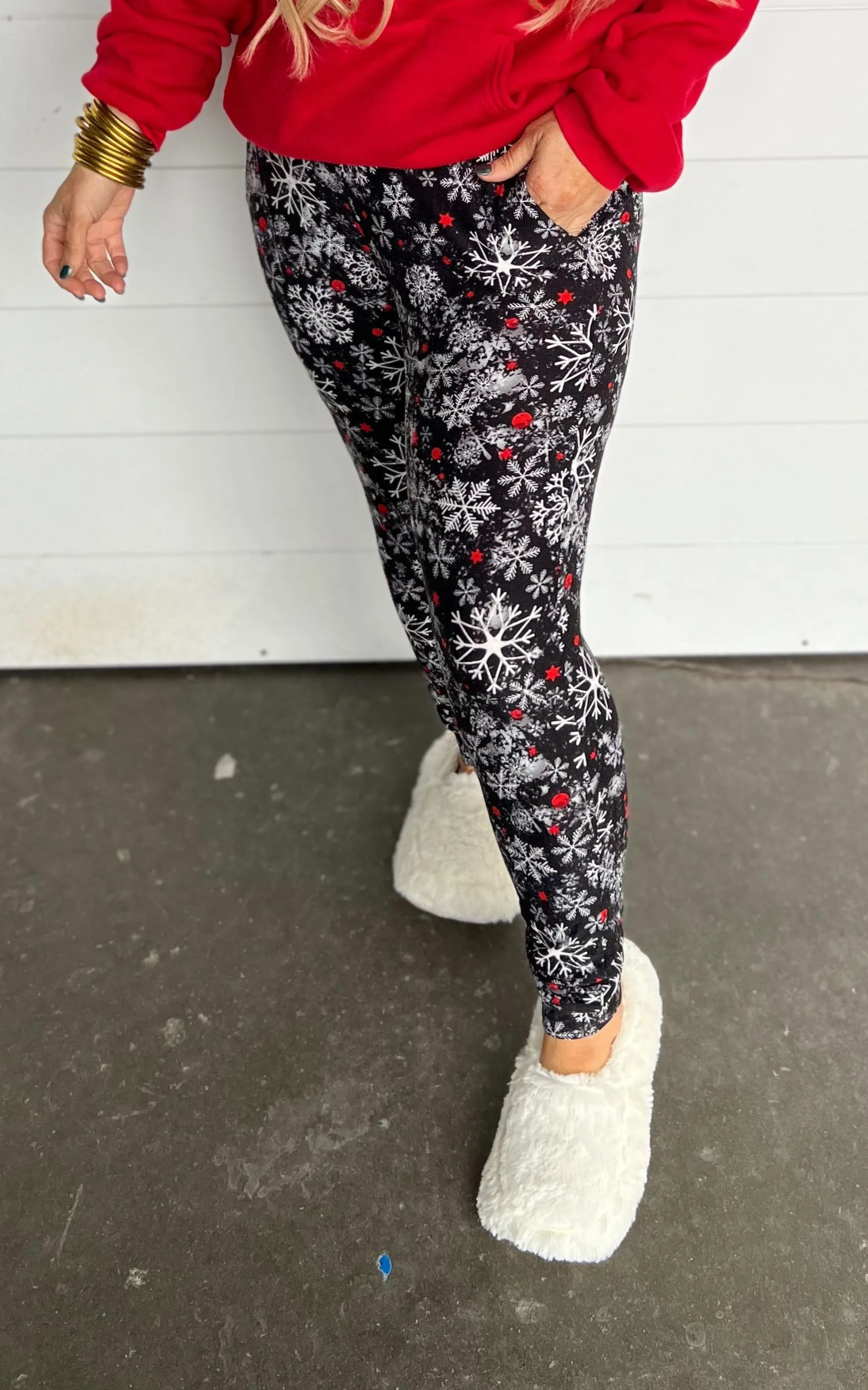 Snowflake Buttery Soft Joggers