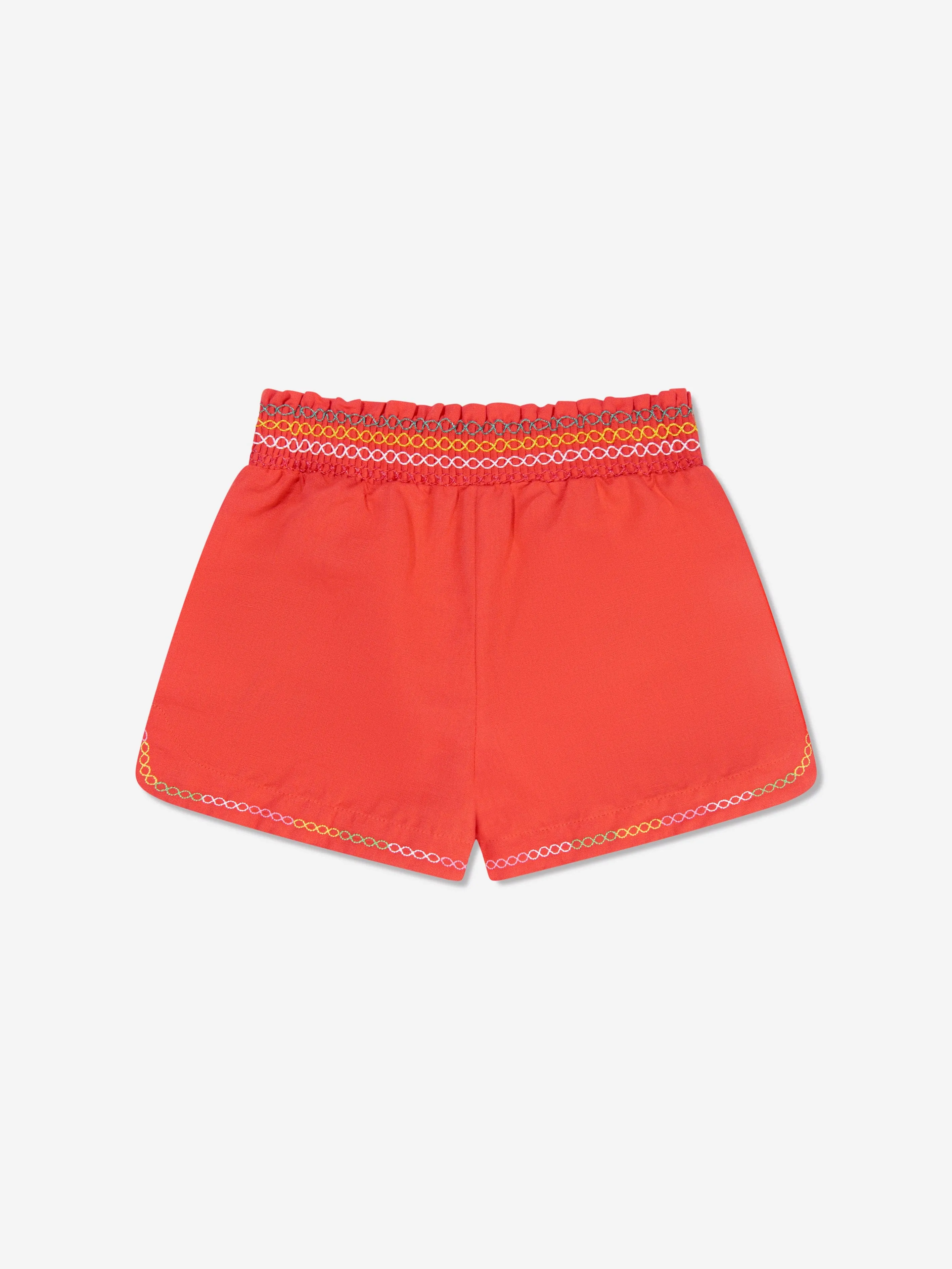 Stella McCartney Girls Bird Shorts in Red