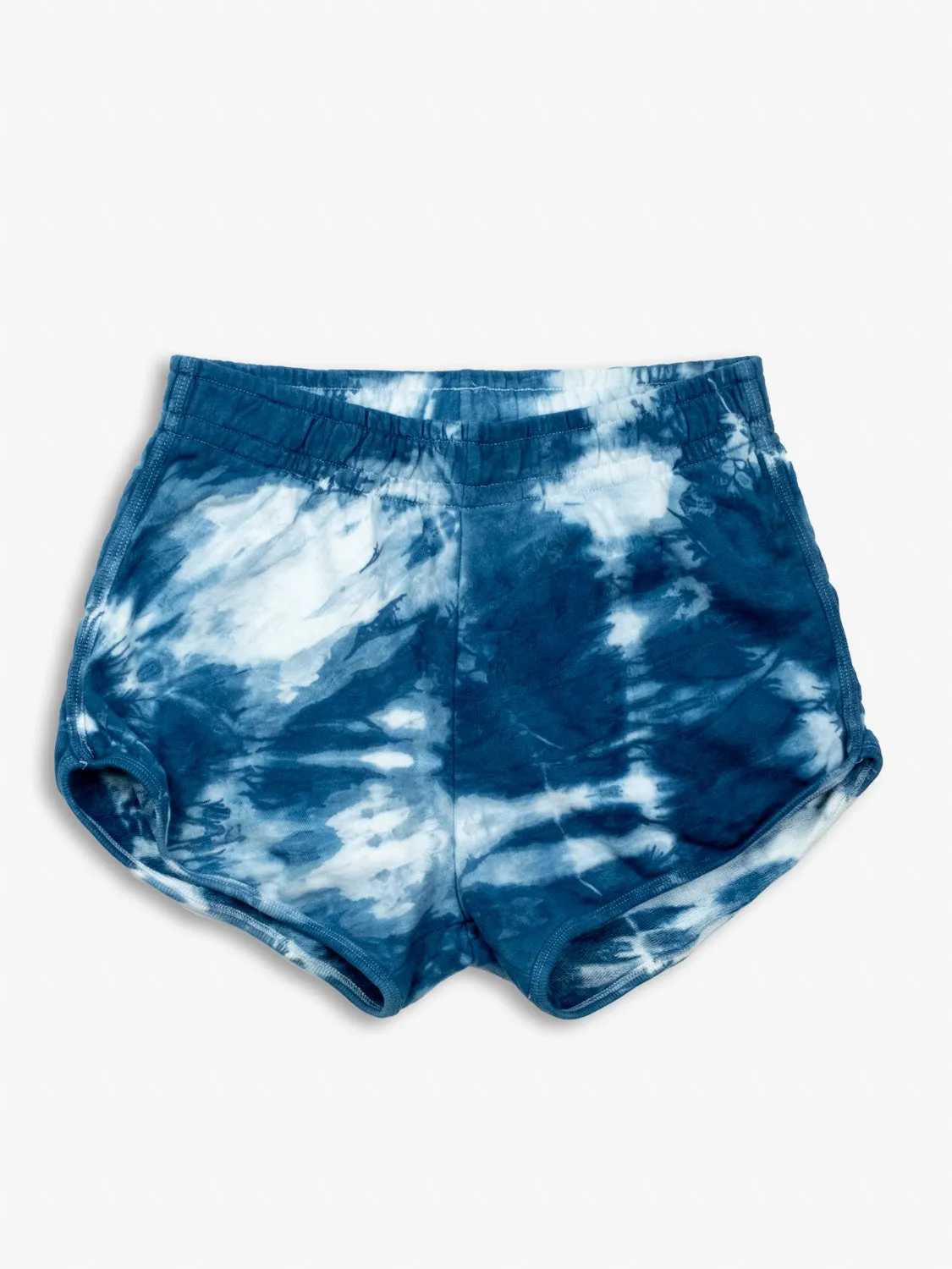 Tie-Dye Scalloped Shorts