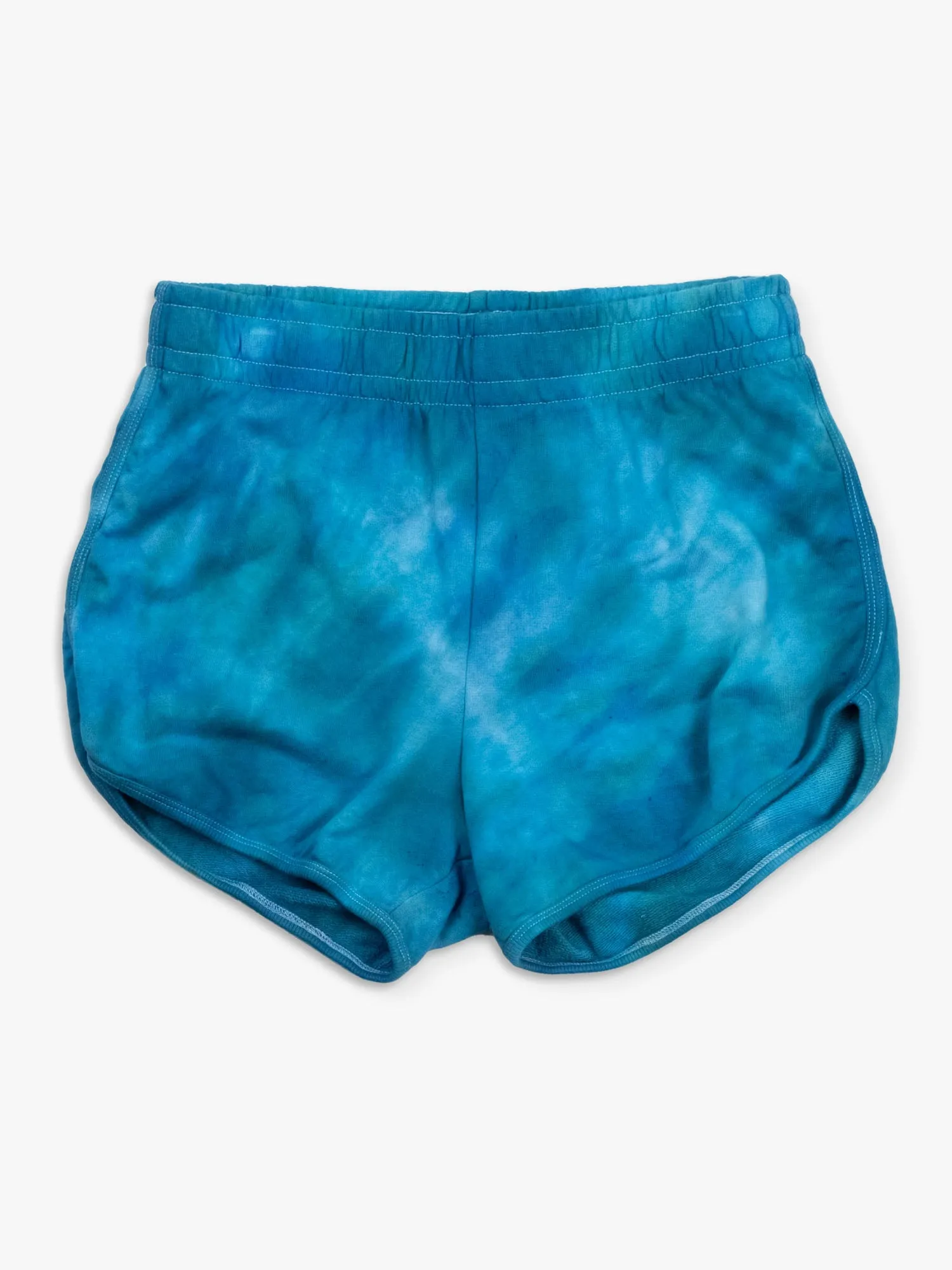 Tie-Dye Scalloped Shorts