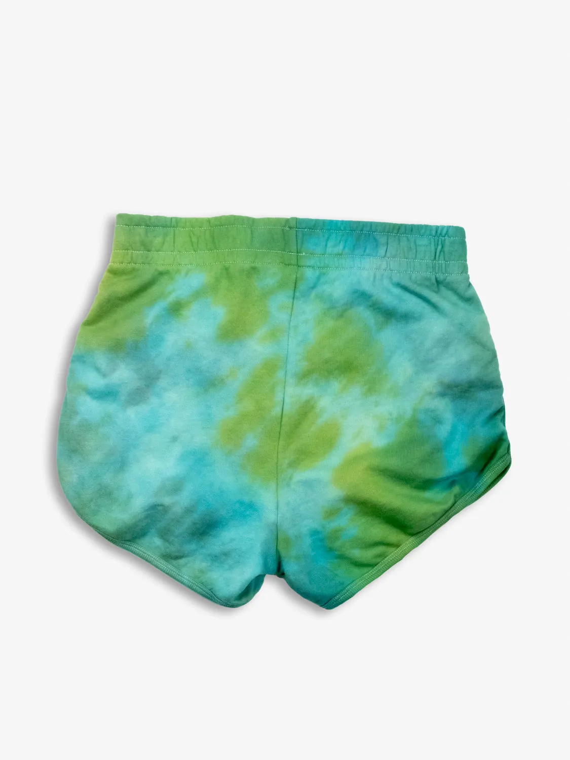 Tie-Dye Scalloped Shorts