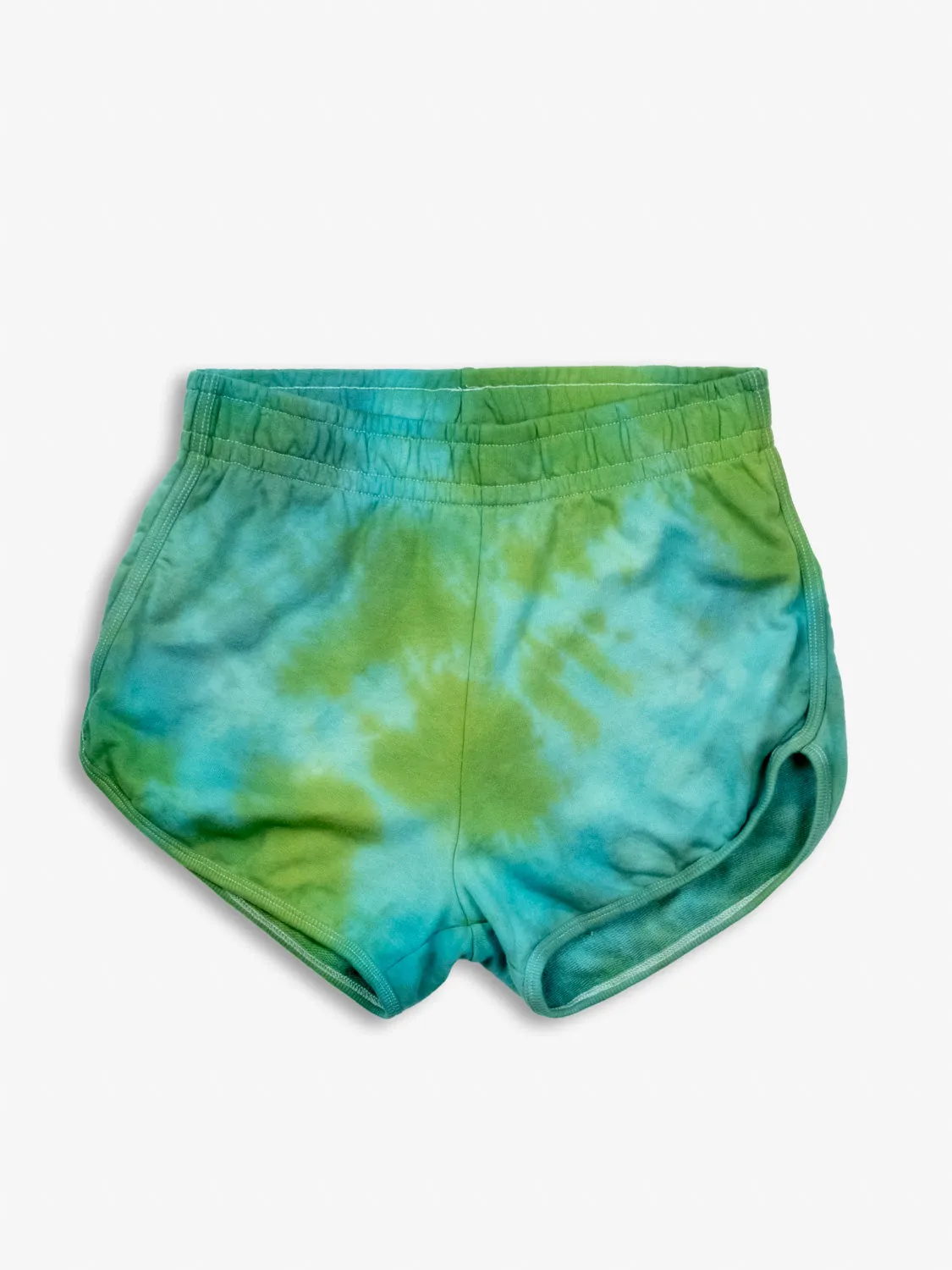 Tie-Dye Scalloped Shorts