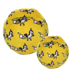 Tuffy Mighty Ball Durable Squeaky Dog Toy, Yellow