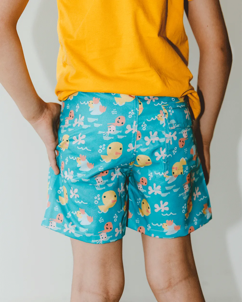 Under The Sea Kids Swim Shorts