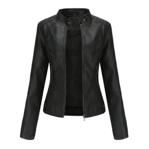 Women's Chopper Biker Leather Jacket